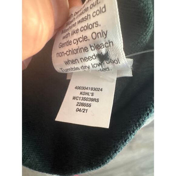 Croft & Barrow The Classic Cardigan Eternity Green Size M - Picture 9 of 9